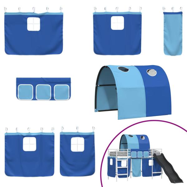 Weiß und Blau 75 x 190 cm