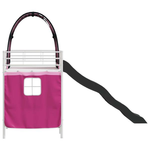 Weiß und Rosa 75 x 190 cm