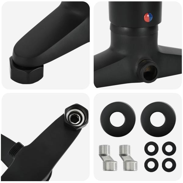 Duschmischer Schwarz G 1 / 2 Zoll