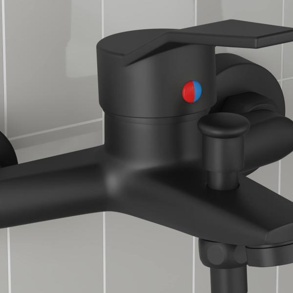 Duschmischer Schwarz G 1 / 2 Zoll