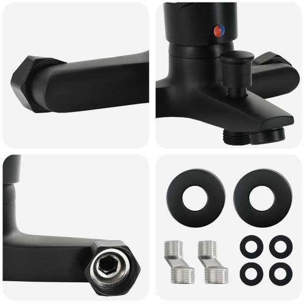 Duschmischer Schwarz G 1 / 2 Zoll