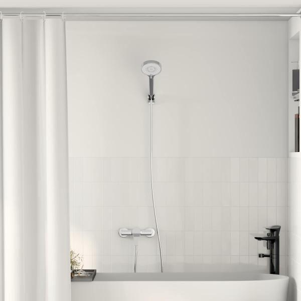 ARDEBO.de - Duschkopf Set Chrom G 1 / 2 Zoll Messing