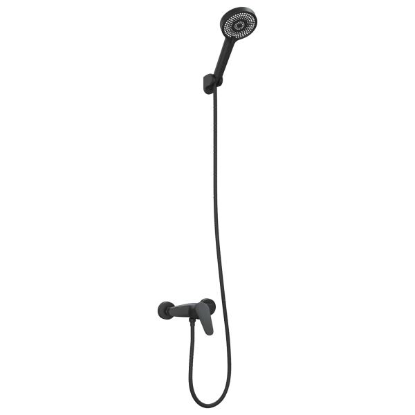 Duschkopf Set Schwarz G 1 / 2 Zoll