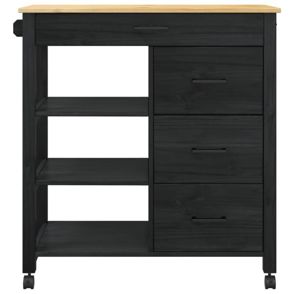 Küchentrolley Schwarz