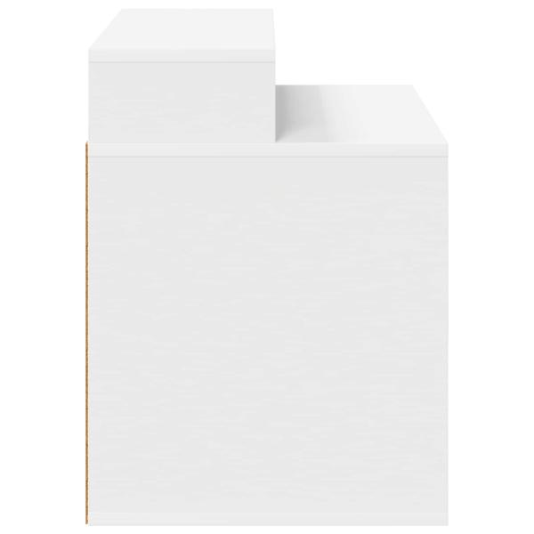 Katzenhaus Weiß 42,5 x 40 x 52,5 cm Holzwerkstoff