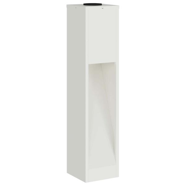 Solar LED Wegeleuchte 2 pcs Weiß Kalt gewalzter Stahl