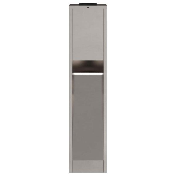 Solar LED Wegeleuchte 2 pcs Edelstahl Edelstahl