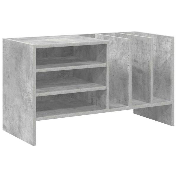 Schallplattenschrank Beton Grau 78,5 x 35 x 45 cm Holzwerkstoff