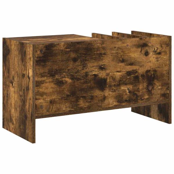 ARDEBO.de - Schallplattenschrank Geräucherte Eiche 78,5 x 35 x 45 cm