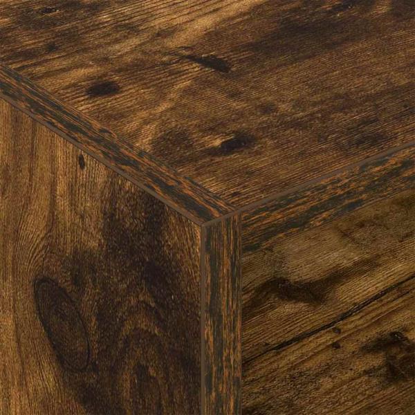 Schallplattenschrank Geräucherte Eiche 78,5 x 35 x 45 cm