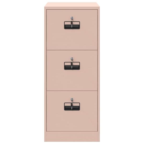 Aktenschrank Rosa 44 x 50 x 106,5 cm Kaltgewalzter Stahl