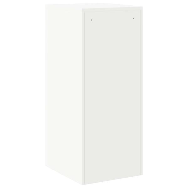 Aktenschrank Weiß 44 x 50 x 106,5 cm Kaltgewalzter Stahl