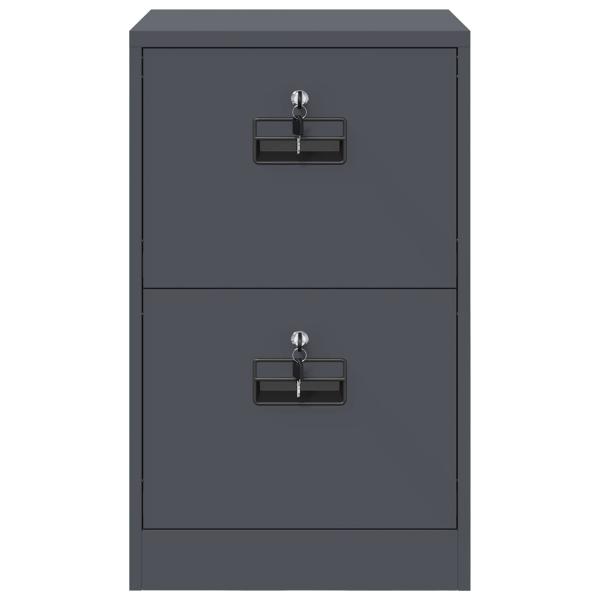 Aktenschrank Anthrazit 44 x 50 x 106,5 cm Kaltgewalzter Stahl