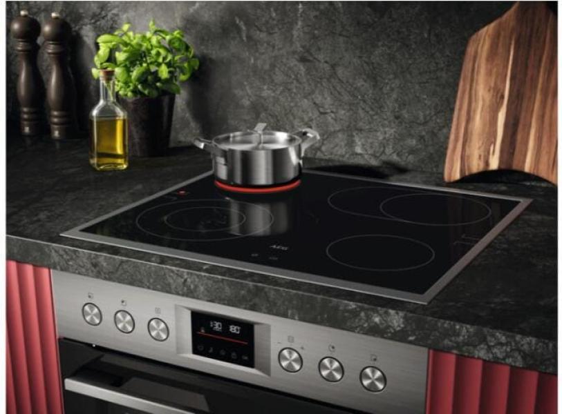 AEG KOMBI3026B EEK: A+ Herdset mit Glaskeramikkochfeld (OU5AE20SK + TA64RAS6XB), 60 cm breit, 72 L, Timer Display, schwarz (801419452)