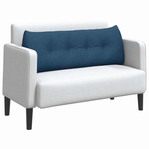 Rücken Kissen Blau 140 x 24 x 50 cm Stoff