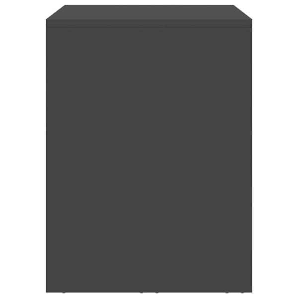 Wandschrank für die Garage mit Gasdrucklift-Tür Schwarz