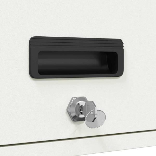 Wandschrank für die Garage mit Gasdrucklift-Tür Weiß