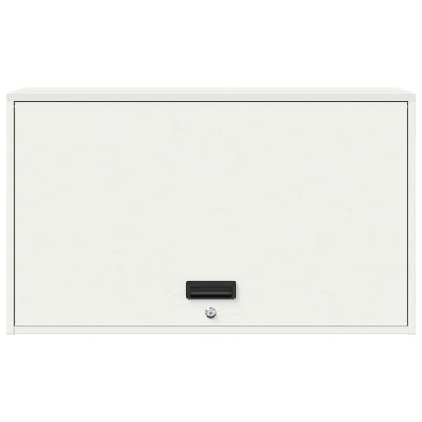 Wandschrank für die Garage mit Gasdrucklift-Tür Weiß