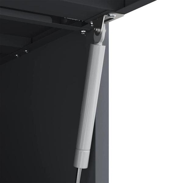 Wandschrank für die Garage mit Gasdrucklift-Tür Anthrazit