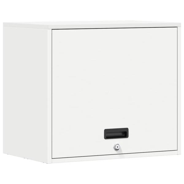Wandschrank für die Garage mit Gasdrucklift-Tür Weiß
