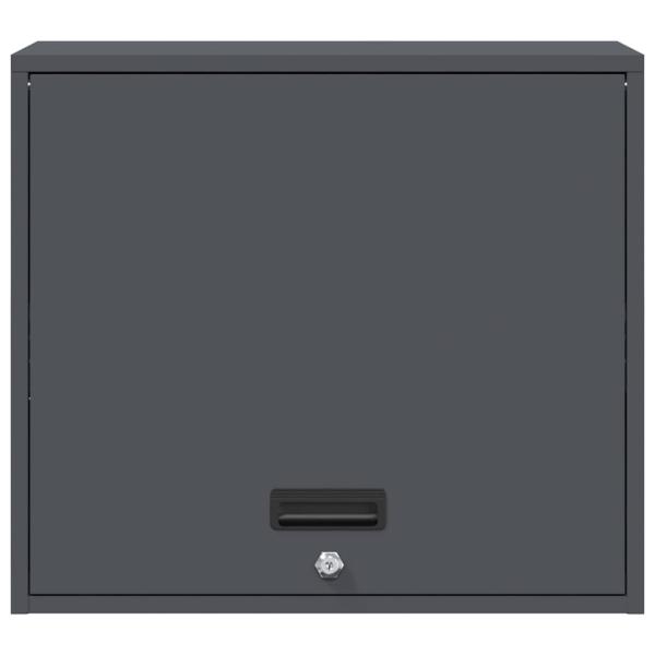 Wandschrank für die Garage mit Gasdrucklift-Tür Anthrazit