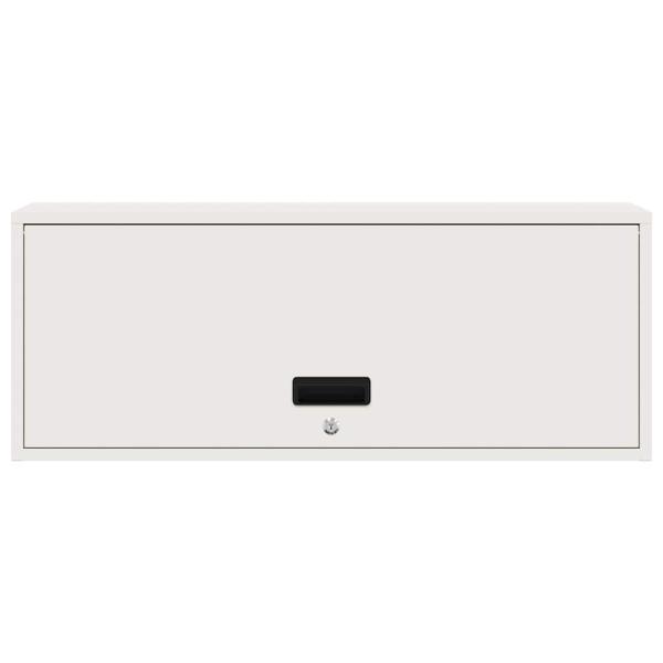 Wandschrank für die Garage mit Gasdrucklift-Tür Weiß