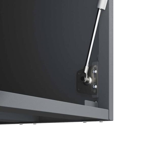 Wandschrank für die Garage mit Gasdrucklift-Tür Anthrazit