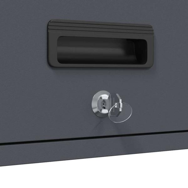 Wandschrank für die Garage mit Gasdrucklift-Tür Anthrazit