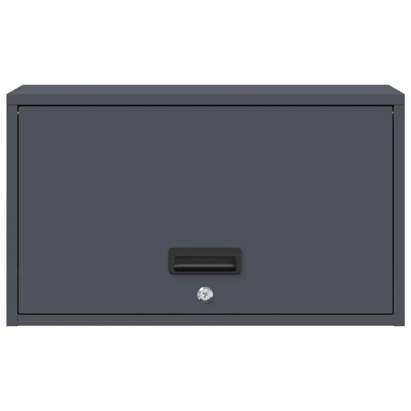 Wandschrank für die Garage mit Gasdrucklift-Tür Anthrazit