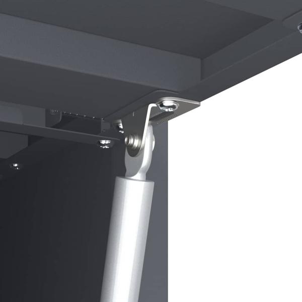 Wandschrank für die Garage mit Gasdrucklift-Tür Anthrazit