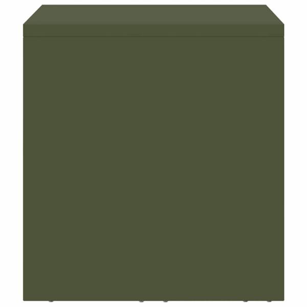 Wandschrank für die Garage mit Gasdrucklift-Tür Olivgrün