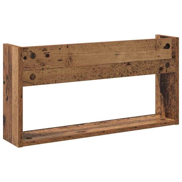 Magazinregal 2 pcs Altholz 60 x 12 x 30 cm Holzwerkstoff
