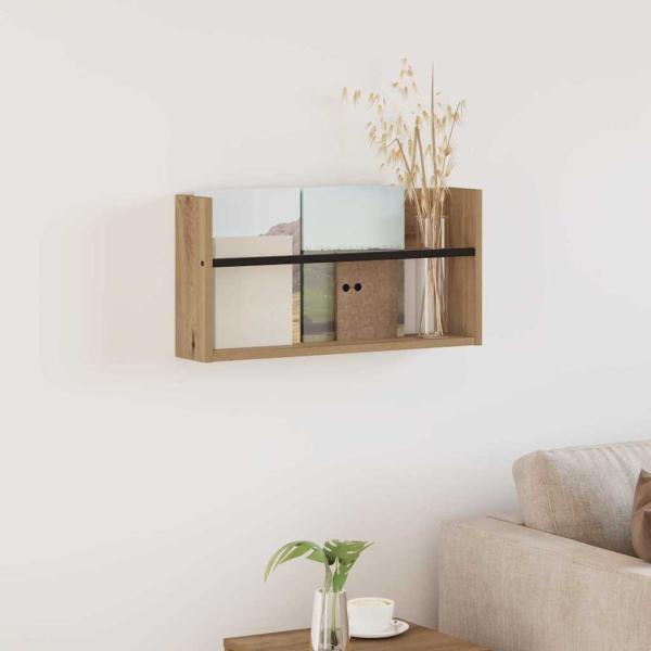 ARDEBO.de - Magazinregal Artisan-Eiche 60 x 12 x 30 cm Holzwerkstoff