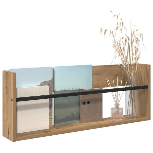 Magazinregal Artisan-Eiche 80 x 12 x 30 cm Holzwerkstoff