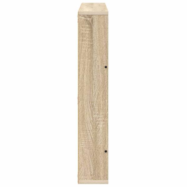 ARDEBO.de - Magazinregal 2 pcs Sonoma-Eiche 60 x 12 x 70 cm Holzwerkstoff