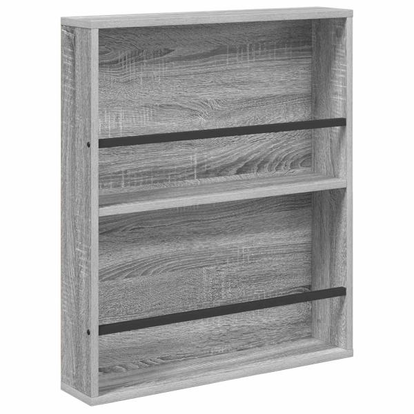 Magazinregal Graues Sonoma 60 x 12 x 70 cm Holzwerkstoff
