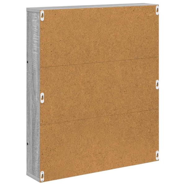 Magazinregal 2 pcs Graues Sonoma 60 x 12 x 70 cm Holzwerkstoff