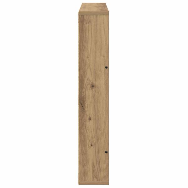 Magazinregal 2 pcs Artisan-Eiche 60 x 12 x 70 cm Holzwerkstoff