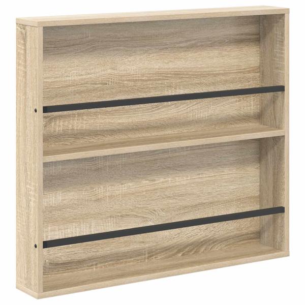 Magazinregal 2 pcs Sonoma-Eiche 80 x 12 x 70 cm Holzwerkstoff