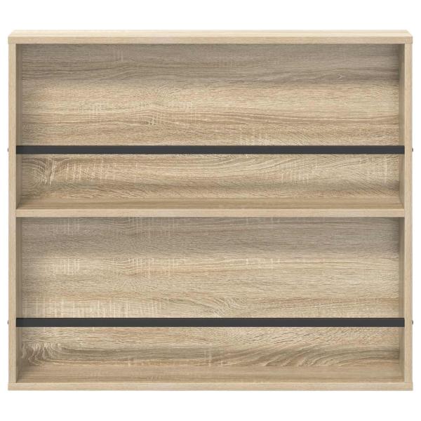 Magazinregal 2 pcs Sonoma-Eiche 80 x 12 x 70 cm Holzwerkstoff