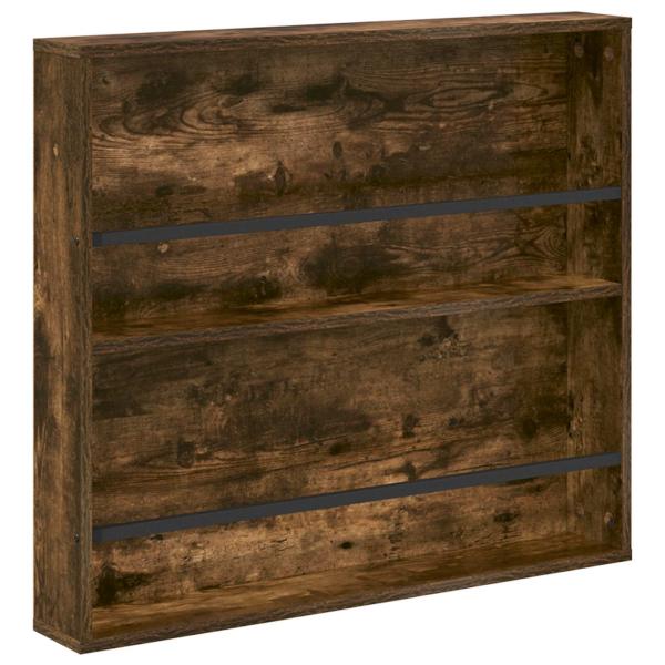 Magazinregal Räuchereiche 80 x 12 x 70 cm Holzwerkstoff