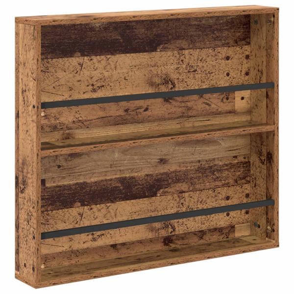 Magazinregal mit Regal Altholz 80 x 12 x 70 cm Holzwerkstoff