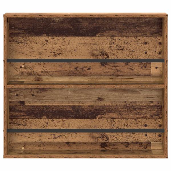 Magazinregal mit Regal Altholz 80 x 12 x 70 cm Holzwerkstoff