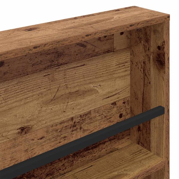 Magazinregal mit Regal Altholz 80 x 12 x 70 cm Holzwerkstoff