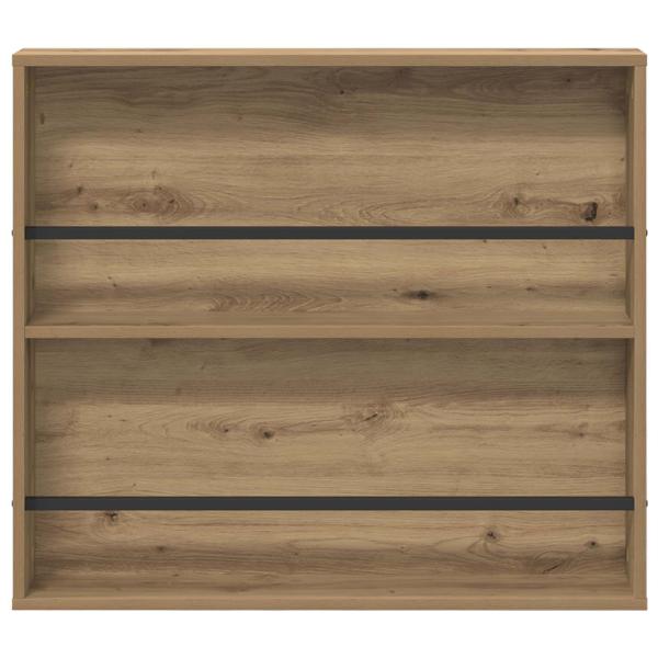 Magazinregal 2 pcs Artisan-Eiche 80 x 12 x 70 cm Holzwerkstoff