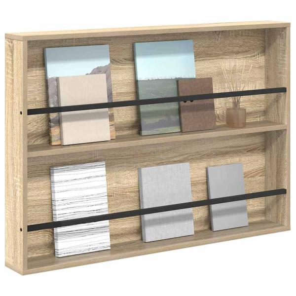 Magazinregal Sonoma-Eiche 100 x 12 x 70 cm Holzwerkstoff