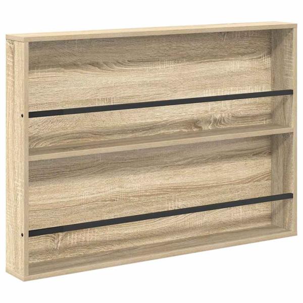 ARDEBO.de - Magazinregal 2 pcs Sonoma-Eiche 100 x 12 x 70 cm Holzwerkstoff