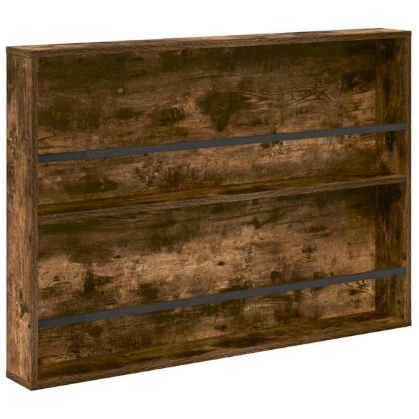 Magazinregal Geräucherte Eiche 100 x 12 x 70 cm Holzwerkstoff