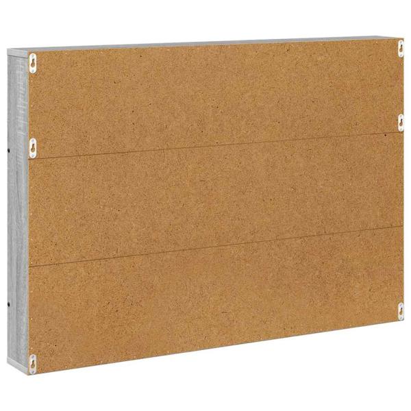 Magazinregal Graues Sonoma 100 x 12 x 70 cm Holzwerkstoff