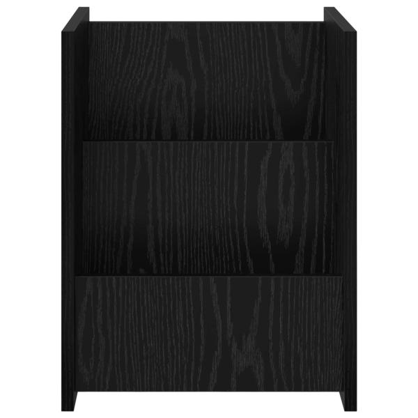 Magazinregal Schwarz Eichen-Optik 35 x 35 x 45 cm Holzwerkstoff